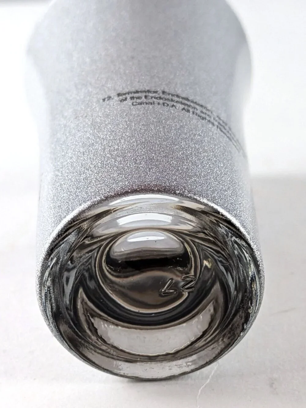T2-3D Terminator 2 Universal Studios Sparkling Silver Shot Glass